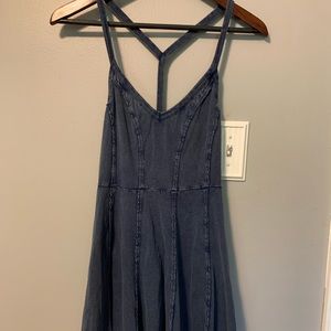 Urban Outfitters Navy Skater Dress